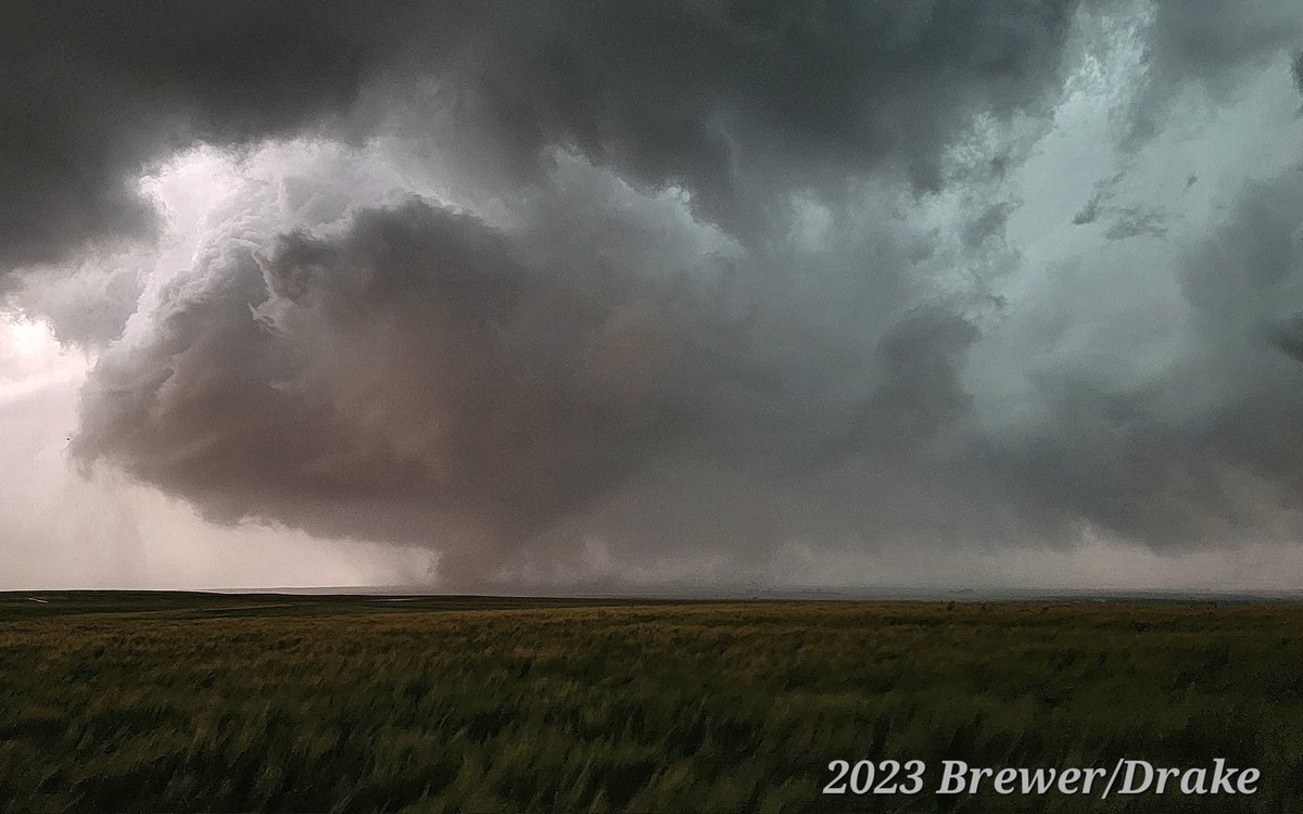 8 day period from June 21-28:
<a href="/JustonStrmRider/">Juston Drake</a> &amp; documented at least 22 tornadoes, over a dozen supercells, baseball + hail, high winds, amazing lightning displays, &amp; incredible structure over 10 States Wyoming to Kentucky.
