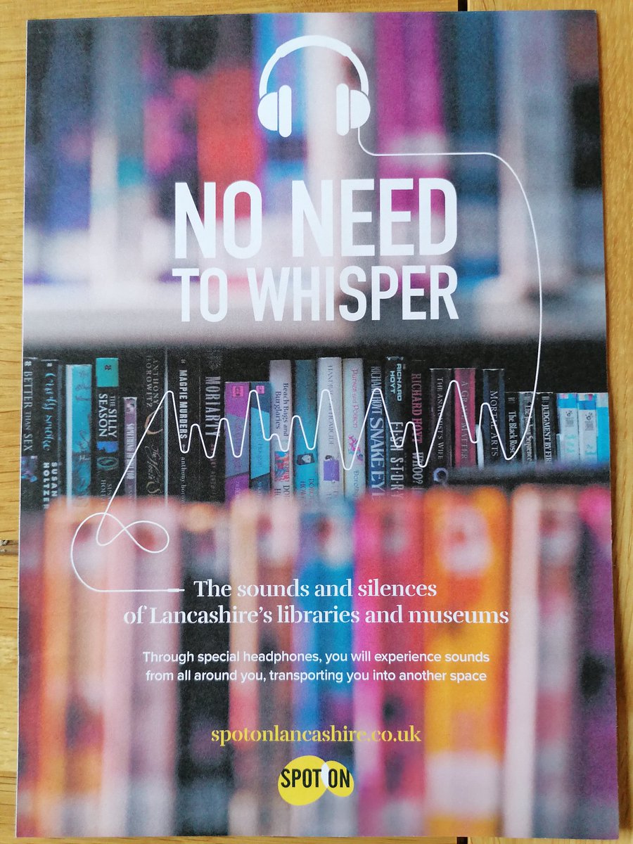 Home from the #ruraltouring conference. Absolutely loved this digital piece by <a href="/spotonlancs/">Spot On Lancashire</a>, beautiful soundscape celebrating libraries and museums and all the people in them.
<a href="/Ruraltouring/">NRTF Rural Touring</a>