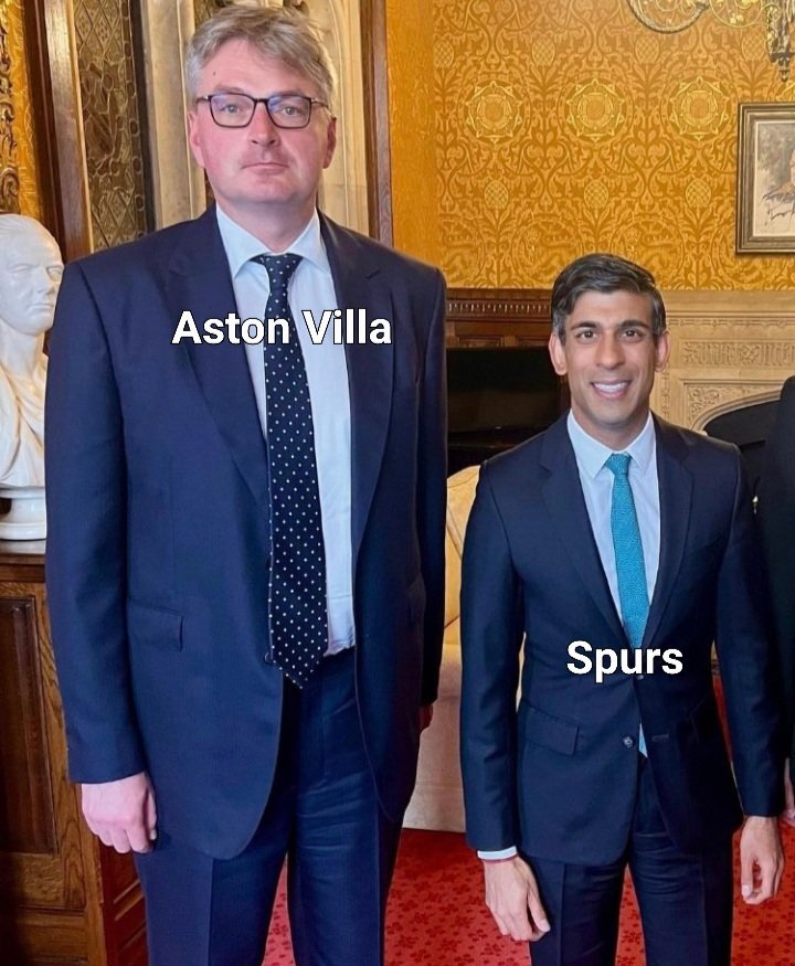 The difference in the size between villa and spurs #avfc #thfc