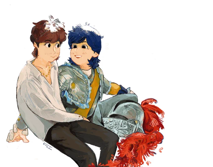 #hopekook the young master and his cutie patootie knight