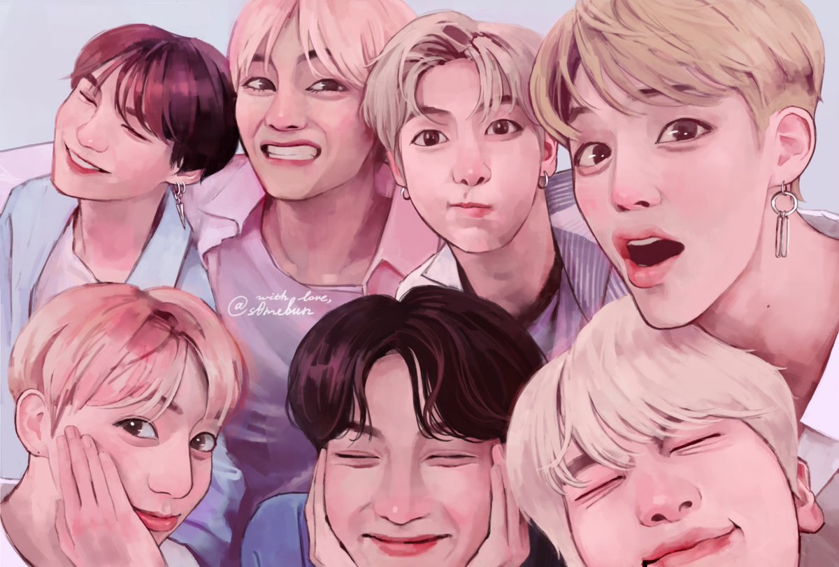 my favorite humans ♡
#btsfanart #BTS10thAnniversary