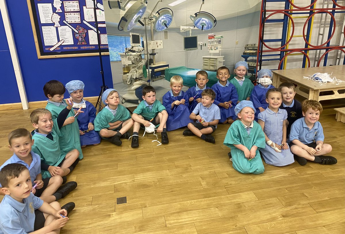 So proud of our incredible Reception children. I wonder how many of you will grow up to be Doctors and Nurses… 🥰✨🌟

<a href="/ComberbachLC/">Miss Cooke</a> @ComberbachMissR