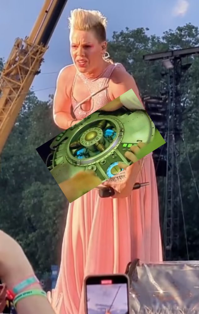 P!nk has been handed the monster control panel from Scooby Doo 2: Monsters Unleashed in the battle against the Tar Monster