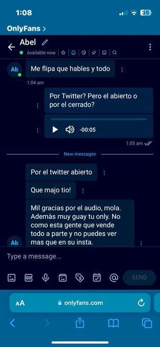 Una pregunta&hellip; A QUE MIERDA DE ONLYFANS OS SUSCRIB&Iacute;S? Tanta gente que me dice lo mismo&hellip;. Y gente que HASTA