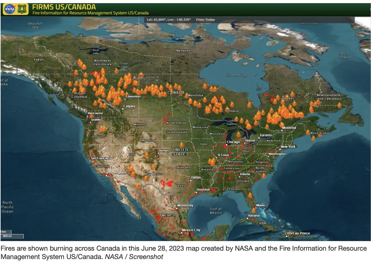 Canada is on fire. 

Meanwhile, Norway is going ahead with 19 new oil drilling projects, Biden approved Willow, and Trudeau ramps up fracking. Global leaders are approving fossil fuel expansions that will add gas to the fire.