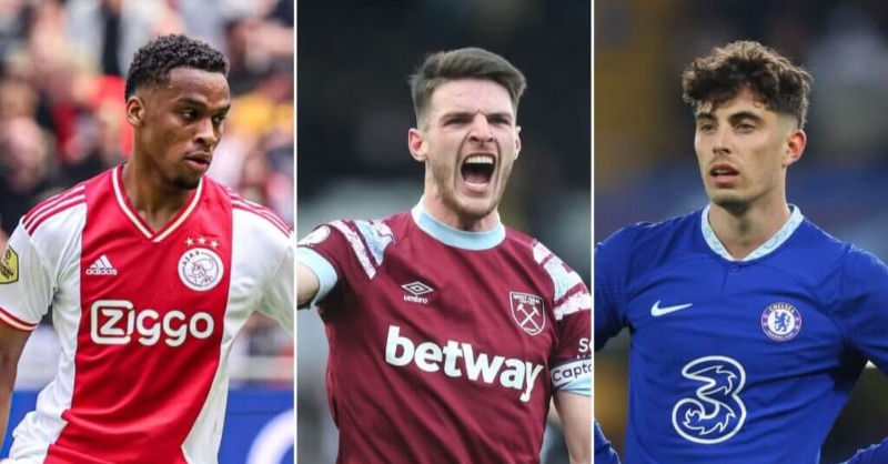 TheAthletic's tweet photo. Arsenal have signed Kai Havertz for £65m, agreed a £105m fee for Declan Rice and proposed a deal worth £30m for Jurrien Timber.

But how can they afford those big transfers under FFP?