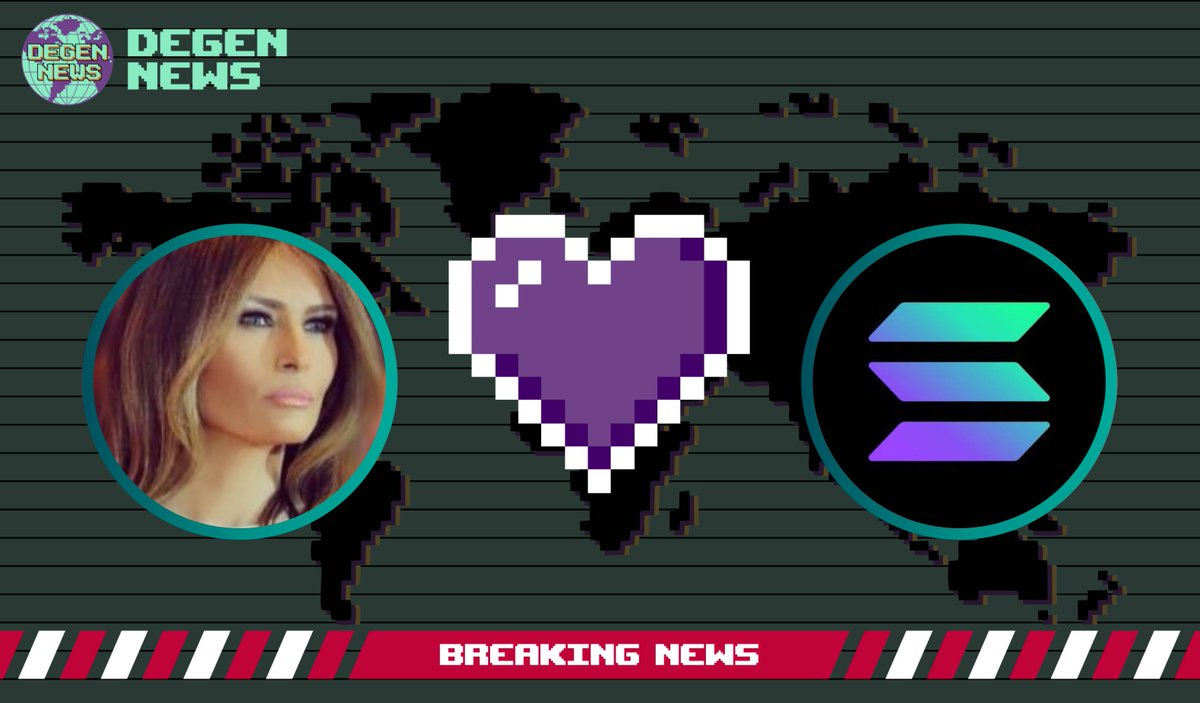 BREAKING: <a href="/MELANIATRUMP/">MELANIA TRUMP</a> IS LAUNCHING AN NFT COLLECTION ON <a href="/solana/">Solana</a>