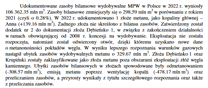 MMichalek91's tweet photo. Myślę, że poniższy fragment opublikowanego dziś Bilansu Zasobów Złóż Kopalin przeczy jednoznacznie lansowanej przez prof. Jędryska tezie, że działalność #PrairieMining nie wniosła nic nowego do rozeznania geologicznego naszego kraju. Może i niewiele, ale wniosła. $GRX #GREENX https://t.co/vZHMtK1VKE