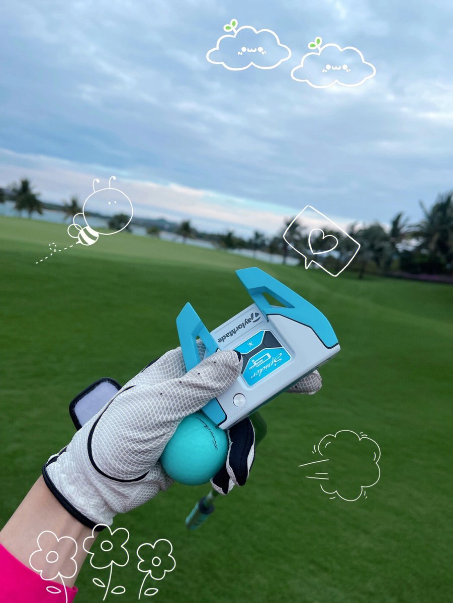 Today's weather is so comfortable🏌️‍♀️🏌️‍♀️