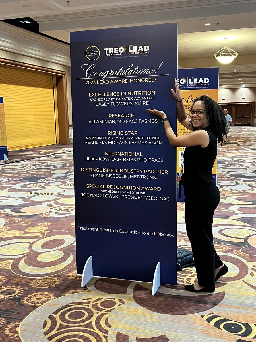 Melissa Majumdar, MS, RD, CSOWM, LDN (@eatfitrun) on Twitter photo So impressed with this lady! 🌸Casey Flowers 🌸 represented <a href="/GAASMBS/">GA Chapter, ASMBS</a> well, pushing boundaries with education, diversity & inclusion, and individualized nutrition care. Congrats 🎉 on your <a href="/ASMBSFoundation/">Treo Foundation</a> TREO lead award 🥇 Thank you for shining your light💡 on us all! #asmbs2023 So impressed with this lady! 🌸Casey Flowers 🌸 represented <a href="/GAASMBS/">GA Chapter, ASMBS</a> well, pushing boundaries with education, diversity & inclusion, and individualized nutrition care. Congrats 🎉 on your <a href="/ASMBSFoundation/">Treo Foundation</a> TREO lead award 🥇 Thank you for shining your light💡 on us all! #asmbs2023
