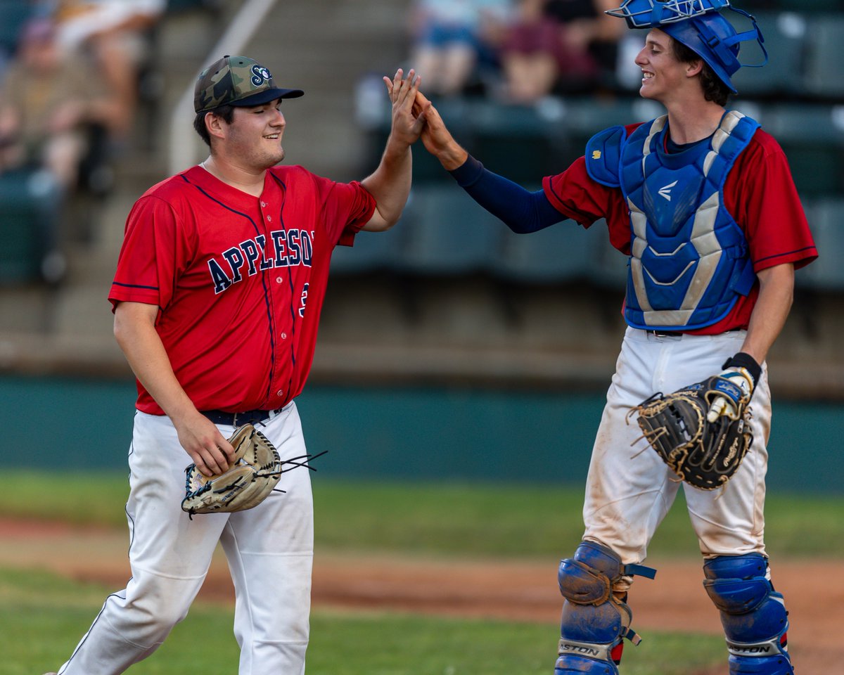 Wenatchee AppleSox (@applesox) on Twitter photo Consider this an Evan Canfield appreciation post.
The <a href="/EdmondsBaseball/">Edmonds College Baseball</a> righty's three shutout innings out of the pen last night marked the sixth time in two seasons with the AppleSox that he has tossed at least three innings of relief. Wenatchee has won all six of those games. Consider this an Evan Canfield appreciation post.
The <a href="/EdmondsBaseball/">Edmonds College Baseball</a> righty's three shutout innings out of the pen last night marked the sixth time in two seasons with the AppleSox that he has tossed at least three innings of relief. Wenatchee has won all six of those games.
