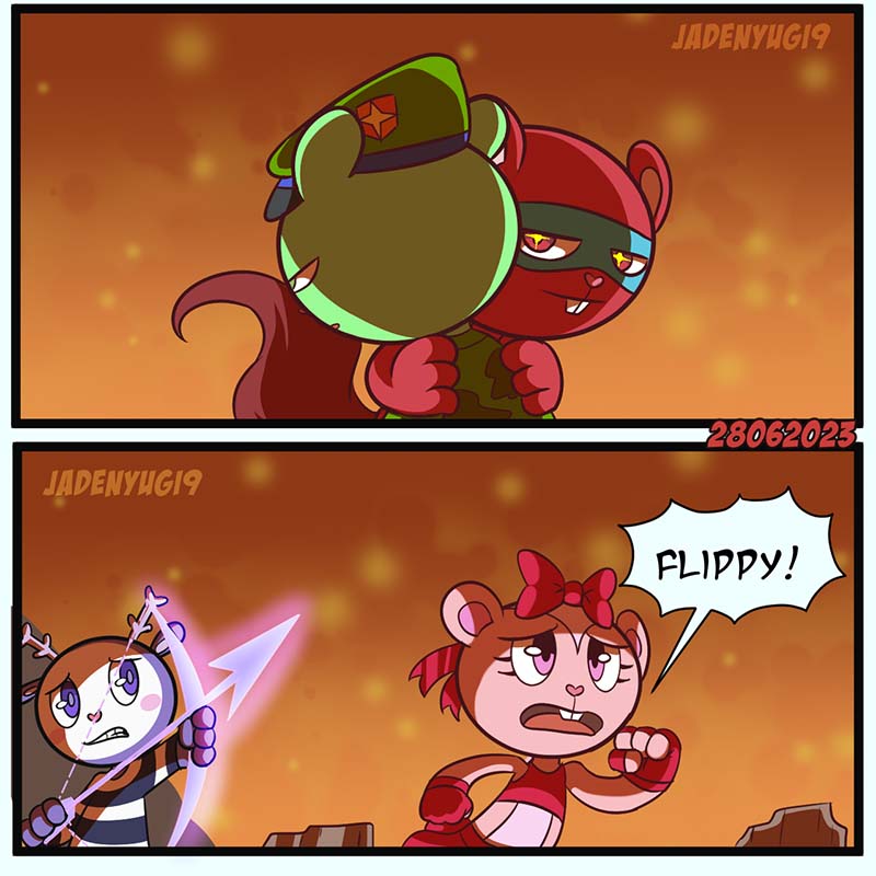 ★happy tears★様　オーダーページ HTF #happytreefriends Fake Hero Au part 08 well i got into this