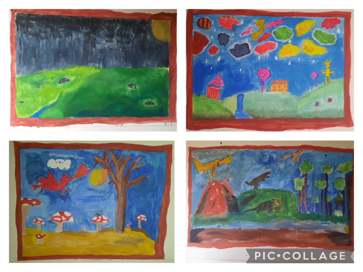 P7 have been working all term to design and create a mural for our outdoor learning container up at the woods. Here are some photos of what we achieved: #learningoutdoors #art #design #community