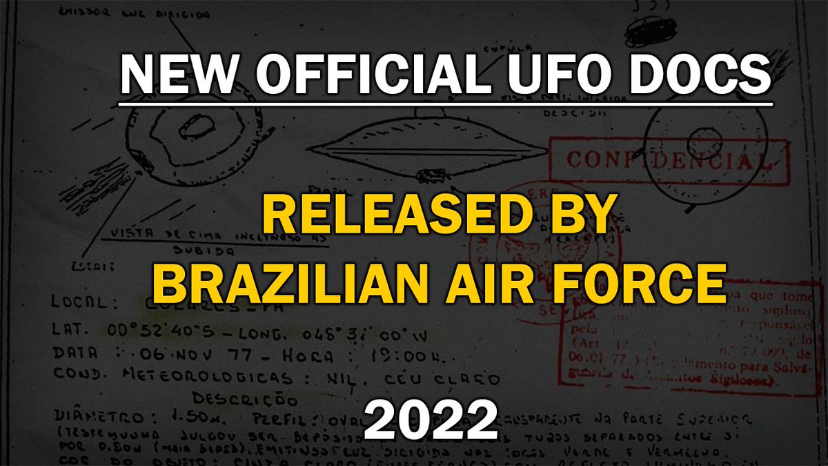 RonyVernet's tweet photo. Brazilian Air Force just released new official docs covering UFO sightings from 2022, mainly reported by commercial airline pilots. All documents are available for download: https://t.co/BZB5SFMmrw

Brazilians can also access  National Archives website https://t.co/njoYWBsBVh