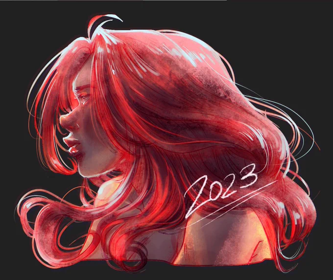 1st Procreate drawing (2021) vs. latest (2023) #Procreate #artph