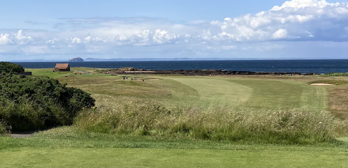 steven_sja's tweet photo. Fantastic afternoon golfing @dunbargolfclub superb condition, great weather and great company 
@CJDavid_son @scottjmbo and many thanks to the future superstar Liam for the invite 😎👍 https://t.co/ecNm4Ygk9H