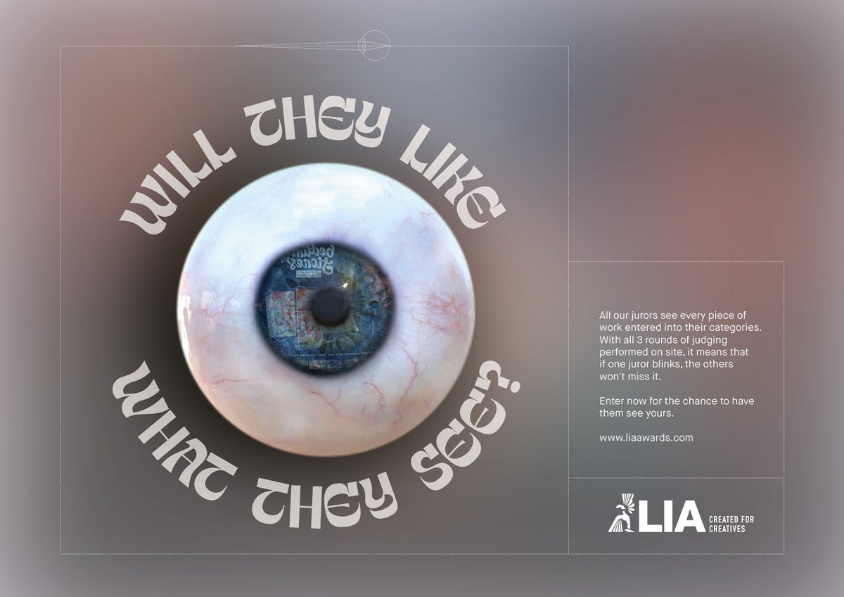 LIA is open for entries! All jurors see every piece of work and all #LIAjudging is done onsite with no pre-judging. Enter now for your work to be seen!
Thank you John McPartland and Ogilvy Health UK for this campaign. 
#LIAawards #CreatedForCreatives #Creativity #awards #creative