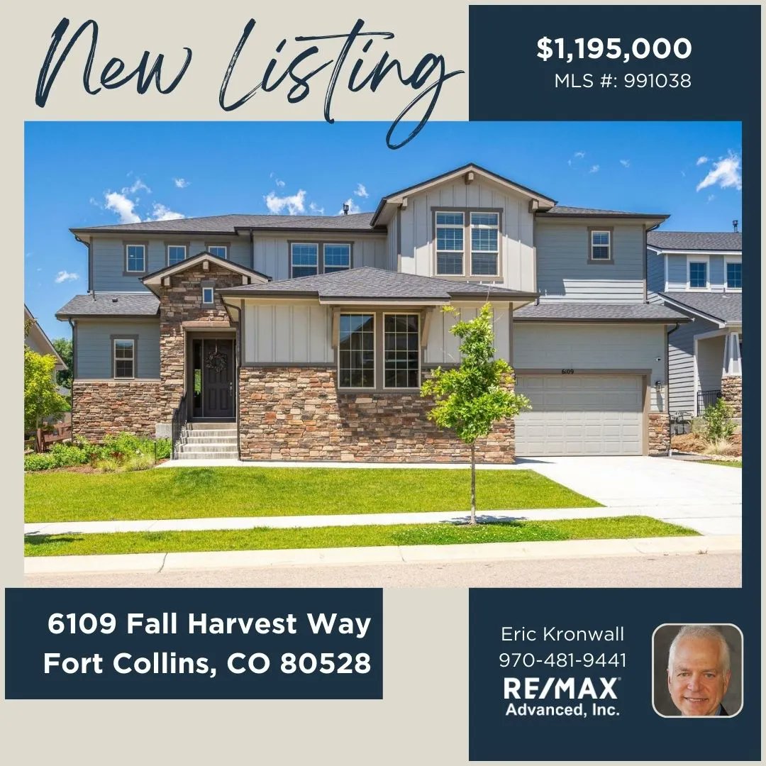 REMAX_Advanced's tweet photo. -New Listing-

Listed For: $1,195,000
Listed By: Eric Kronwall | 970-481-9441

Fore more information: https://t.co/kdb66AYQdI 

#newlisting #remax #remaxadvanced #fortcollinsrealestate #northerncoloradorealestate #foco #noco https://t.co/VvIKo7jrZX