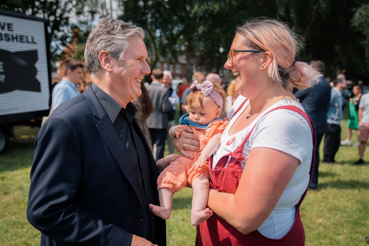 Keir_Starmer's tweet image. Speaking to people in Selby today, I saw the desire for change. 

My Labour government will bring hope back to working people, in a Britain where everyone is better off. 

Vote Labour, and vote for @Mather_Keir in Selby on Thursday 20 July to help us deliver that.