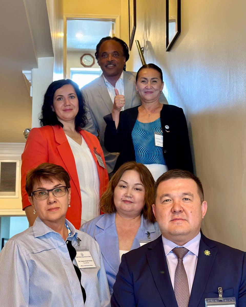 We were thrilled to host guests from Kazakhstan as a part of the <a href="/StateIVLP/">IVLP</a> arranged by <a href="/MCIDWashington/">MCID Washington</a> to discuss our organization’s outreach to men and boys in addressing violence against women through primary prevention, youth engagement, and public education.