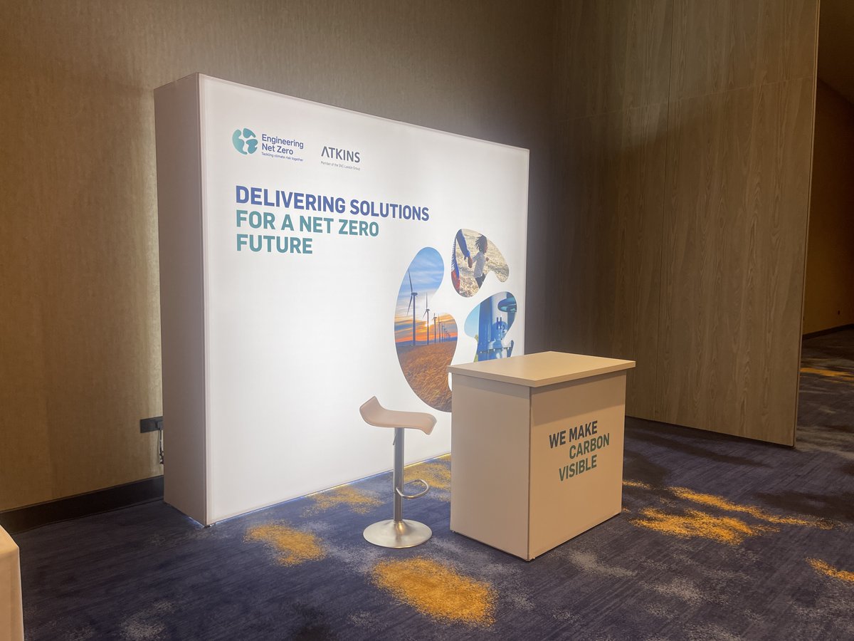pinxdisplay's tweet photo. ANOTHER STANDOUT BACKLIT STAND 💡

It was great to supply this backlit exhibition stand in our hometown this week for the #netzerolive show by @foresight___ at the Doubletree by Hilton Hull

#exhibitionstands #backlitwall #standoutfromthecrowd #hull https://t.co/3cNs7oR1pD