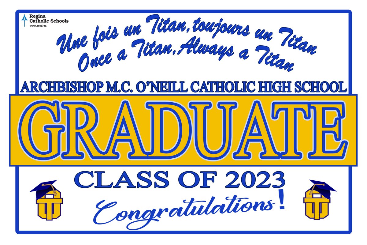 oneilltitans's tweet photo. Con 'grad' ulations @oneilltitans Class of 2023. We are so proud of you. Best wishes and God Bless. #onceatitanalwaysatitan #lordguideus @RCSD_No81 https://t.co/mhea8uhp0X