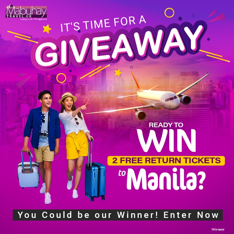 mabuhay_travel's tweet photo. 💥 #Flybackhome with our latest #giveaway
Follow these three simple steps, and you'll be in the running to win our giveaway.
➡️ Follow our Twitter account
➡️ Tag a friend in the comments below
➡️ Subscribe to our newsletter
#travel #freetickets #Philippines #manila #flights