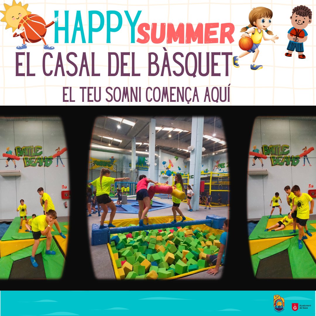 Avui hem anat a @costajump_barcelona 
Molta calor però molta diversió.

#cbg #unclubdiferent #happysummer2023