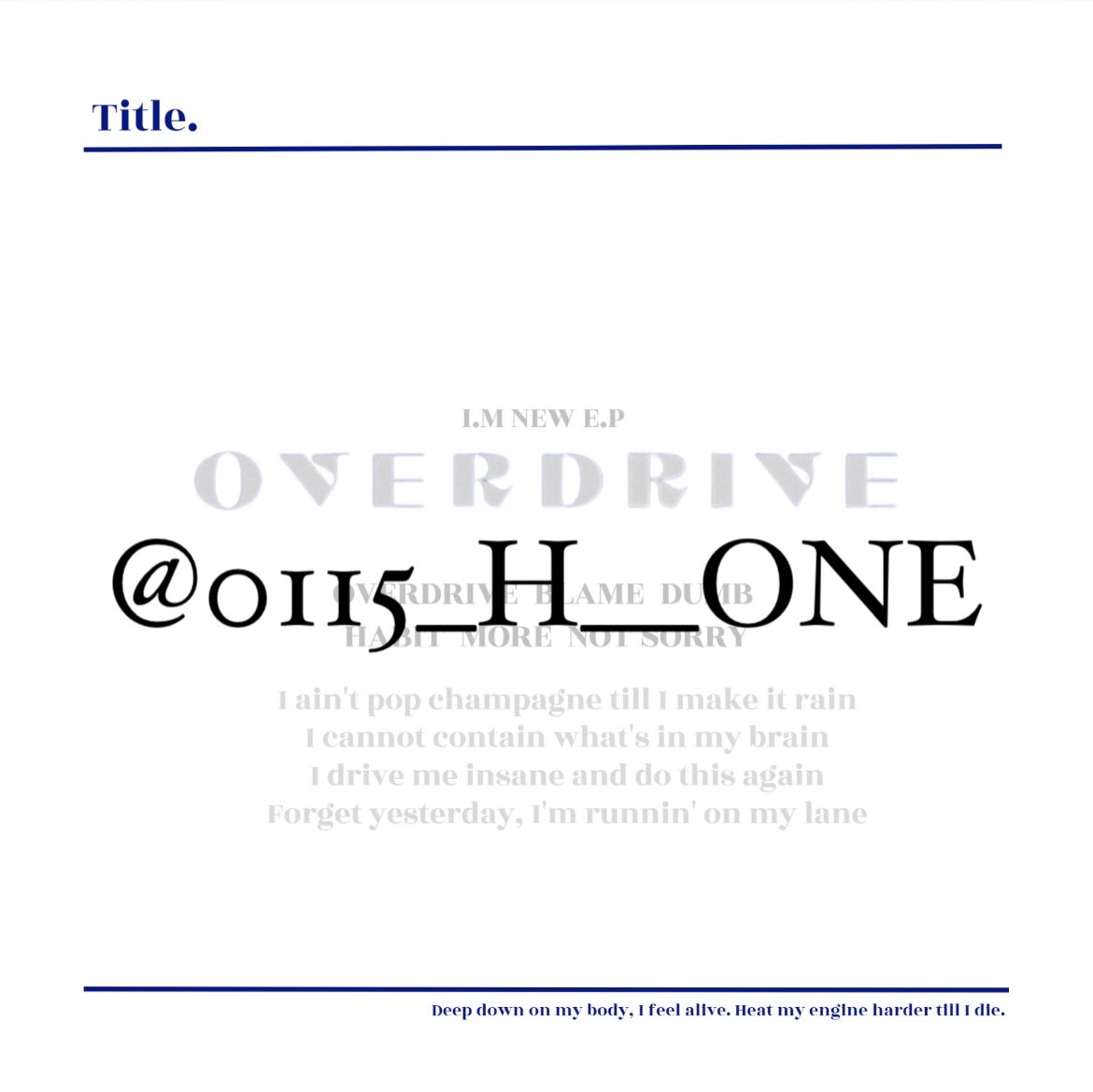 #나눔 #rt

아이엠 OVERDRIVE 메모지 나눔 ˗ˋˏ ♡ ˎˊ˗ 

참여하시는 분 수에 따라 
5-10명 추첨해서 보내드릴게요.ᐟ 

반택비 지불하실 수 있는 분만 참여해주세요.ᐟ 
7월 3일 00시에 추첨할게요  ♡⃛