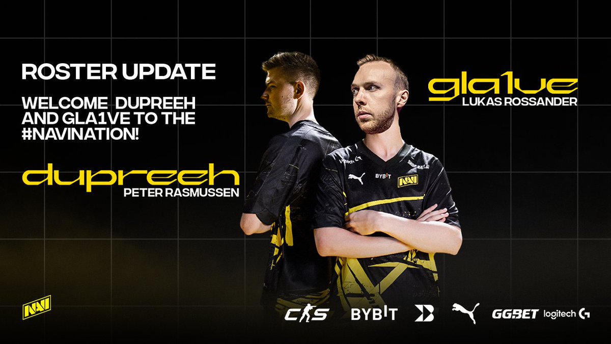 NetusVincere's tweet photo. No more mystery.

We are excited to announce two additions to our Counter-Strike roster, which will debut at the @BLASTPremier Fall Groups 2023 

Please welcome,
🇩🇰@dupreeh and
🇩🇰@gla1ve_csgo.

Read more: https://t.co/BuirMJjEg1 https://t.co/kmdJYUzNGS