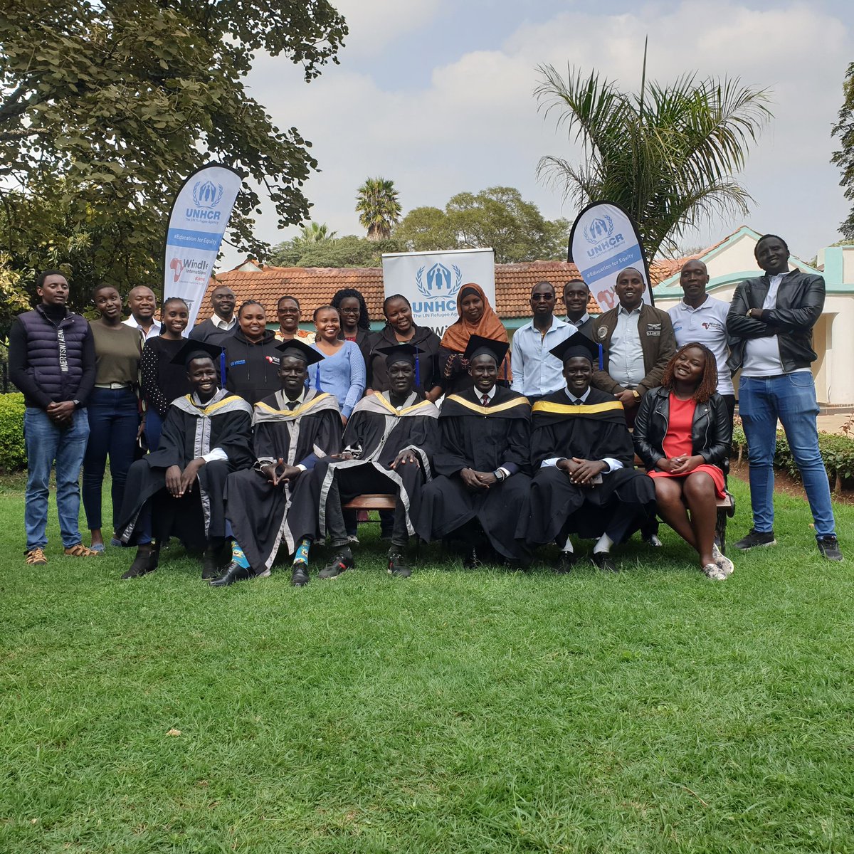 WindleKe_Som's tweet photo. @WindleKenya staff at the Nairobi office today hosted 5 #DAFI Programme graduands for a celebratory send-off.The scholars recently graduated from @DiscoverJKUAT.
WIK congratulates them as they embark on the next exciting chapter as  #empowered &amp; #transformed individuals. https://t.co/GbjnwmIx1z