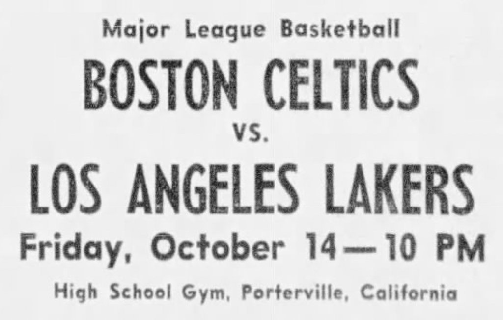 Chris Creamer on Twitter "The NBA in 1960, where you could go to a