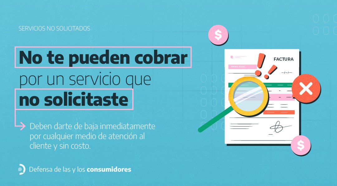 Subsecretaría de Defensa del Consumidor tweet media