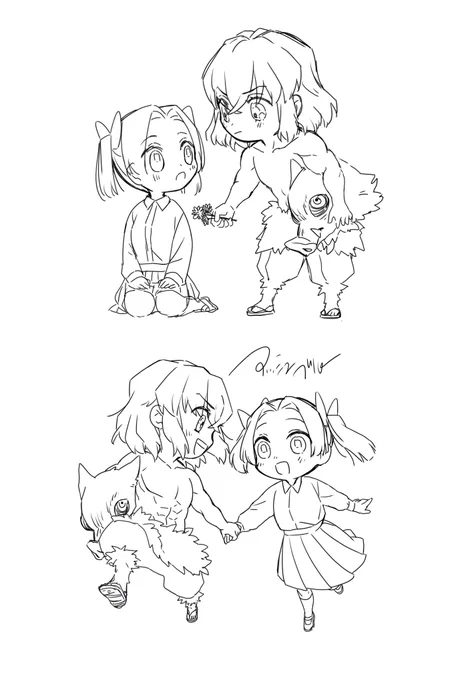 ミニキャラは等身がムズイのよね こんな感じで作ろうかな