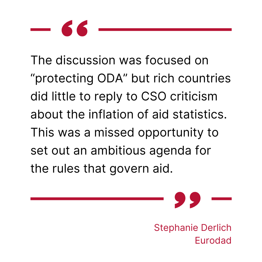 eurodad's tweet photo. Last week, we joined the 1st @OECD DAC dialogue with the new @DACchairOECD. The #DAC members failed to address the problems with what gets reported or not as #ODA, &amp; how it affects the resources reaching the #GlobalSouth.

Read our blog: https://t.co/GHmLPd0ohc #DevEffectiveness https://t.co/Pb533i1Qam