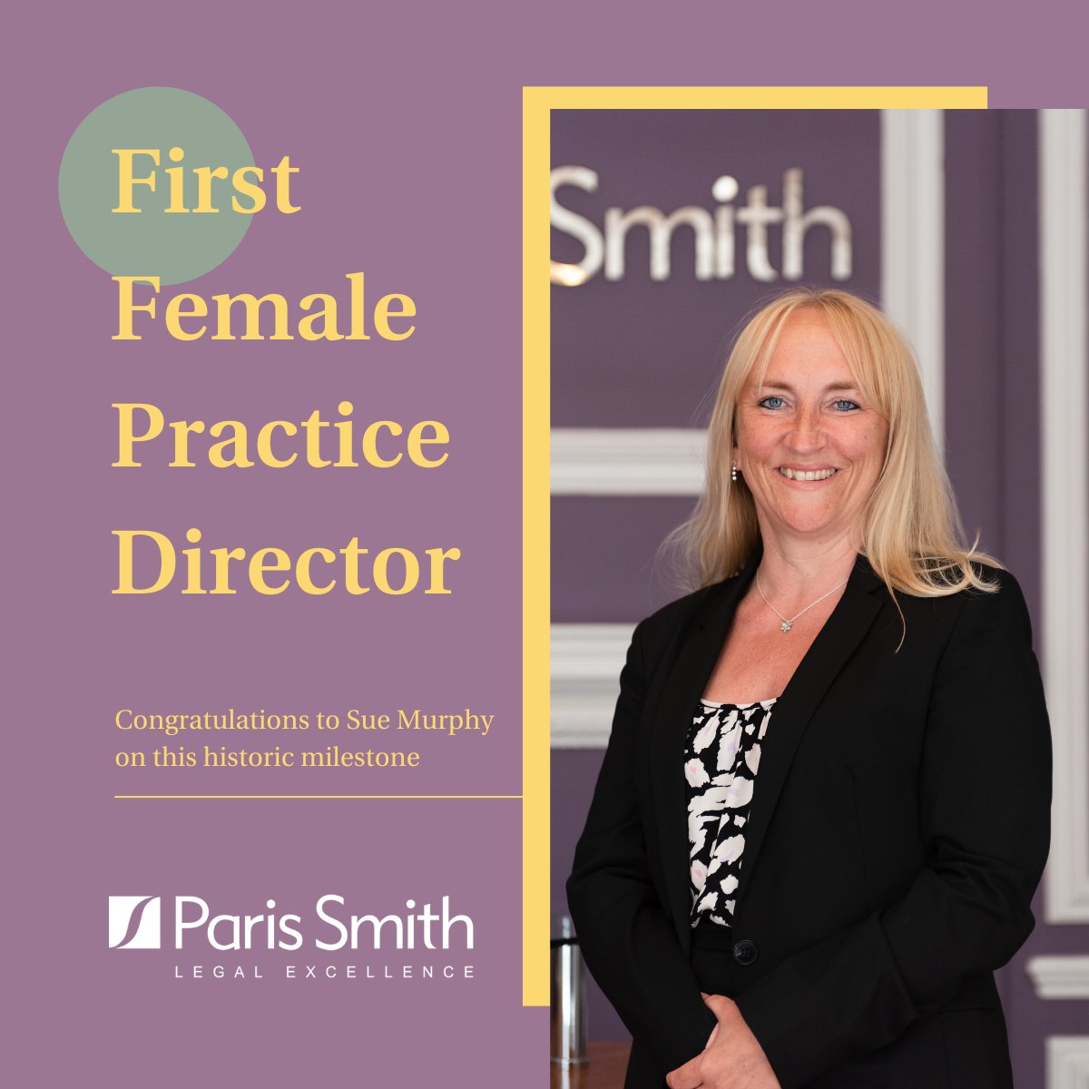 ParisSmithLLP's tweet photo. We're thrilled to announce the appointment of Sue Murphy as our new Practice Director!
Find out more here: https://t.co/RzITvHgVmj
#PracticeDirector #WomenInLeadership #LegalSector #StrategicPlanning #LeadershipTeam https://t.co/MsM4DevjcR
