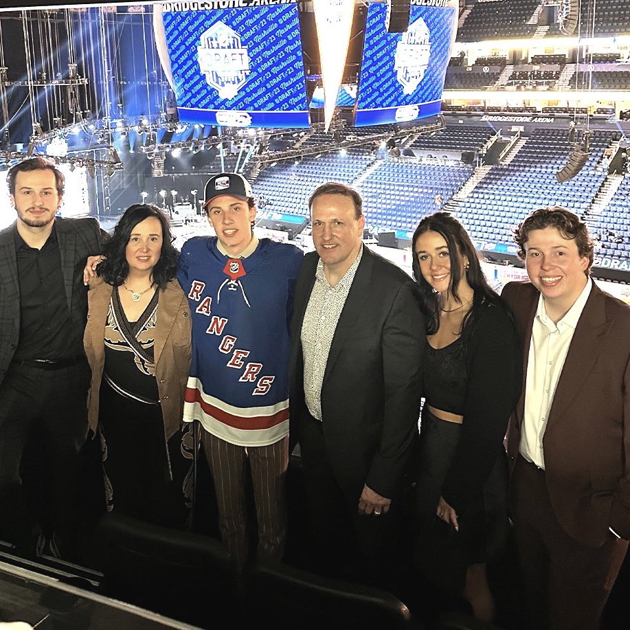 NYRangers's tweet image. Living the dream. #FutureBlue