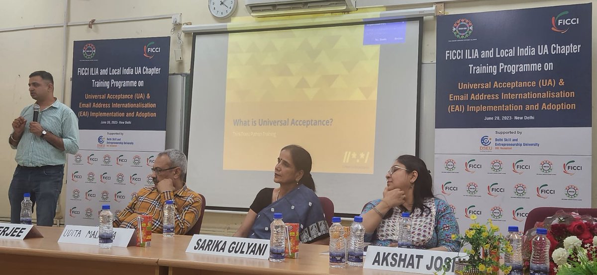 "Achieving UA can ensure every Indian can experience the social and economic power of the Internet in India" - Mr Akshat Joshi <a href="/UASGTech/">UASGTech</a> @ UA Capacity Building Session.
