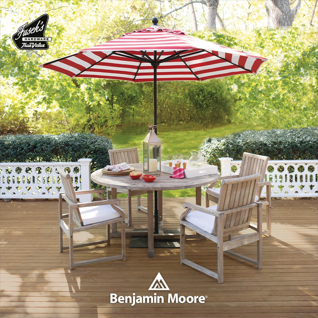 Kick off the summer with an outdoor upgrade you'll enjoy all season long! 

No matter the color or shine you're looking for, Fusek's True Value and Benjamin Moore ARBORCOAT® stains have you—and your deck—covered.

#FindItAtFuseks 🛠️

#indysmallbusiness #loveindy #circlecity