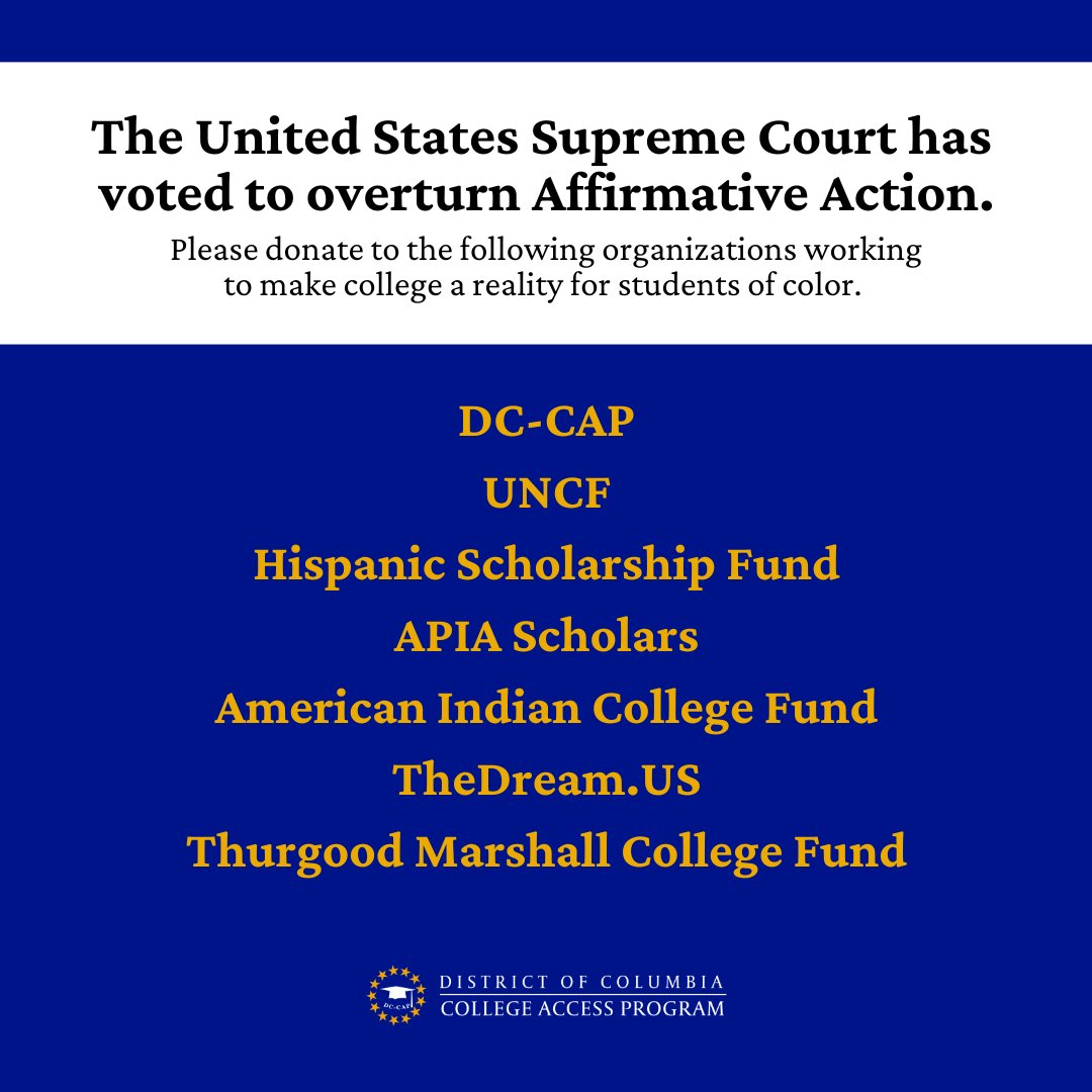 As a lawyer, educator, and college success advocate, I'm deeply disappointed by the Supreme Court's decision today.

Diversity is critical for stronger classrooms, neighborhoods, offices, and our democracy. We need diverse perspectives at the table.