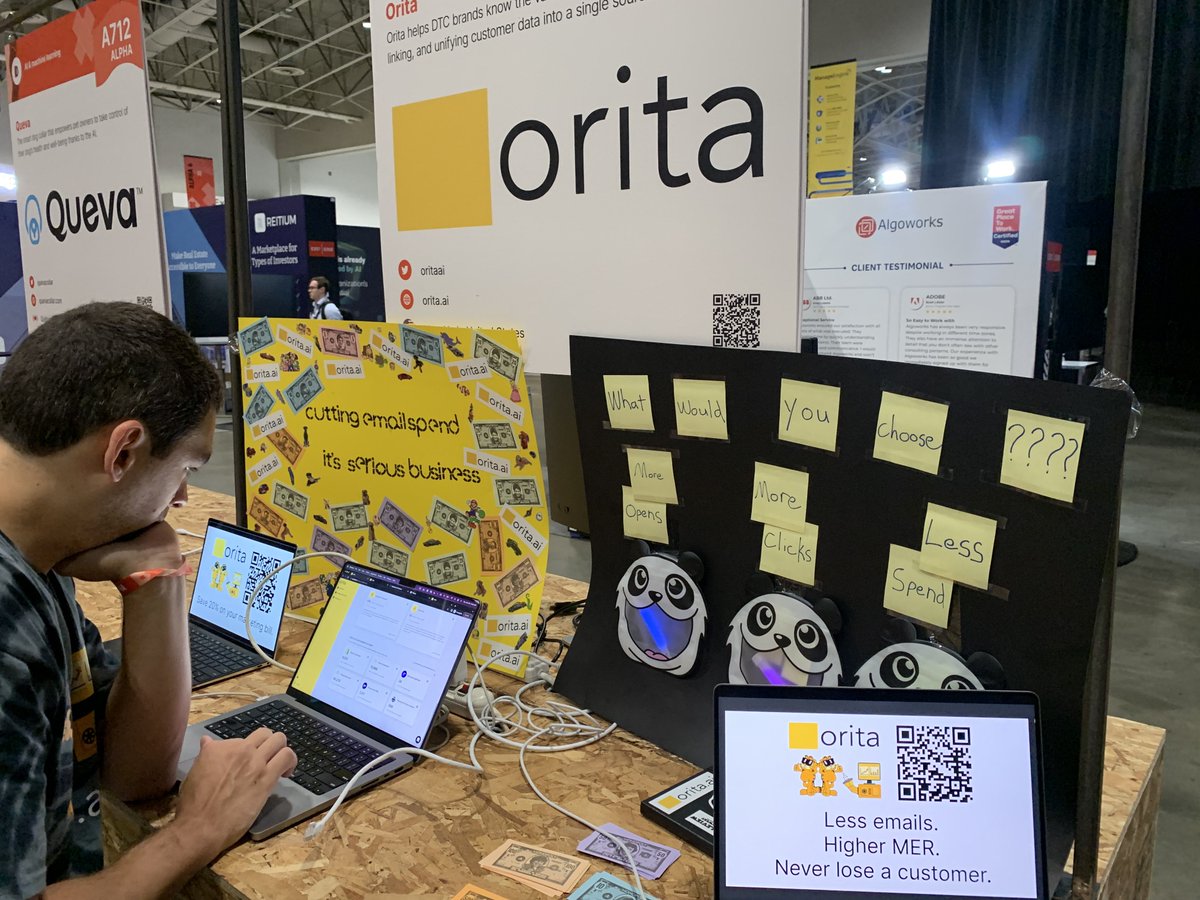 danielmbrady's tweet photo. @zackgow posed and demo-ready. And no, we totally didn’t make those posters last night at 2am. #CollisionConf https://t.co/3t5KYass3b