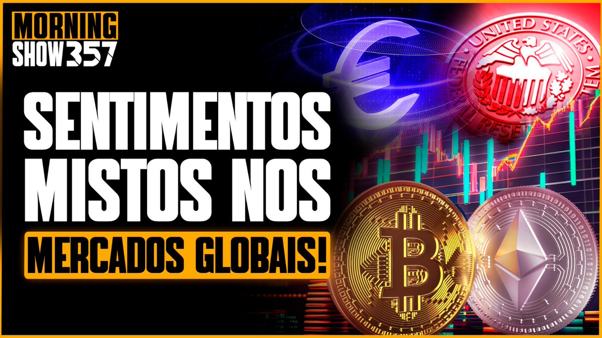 ALERTA! 🚨 FED E BCE indicam ALTAS NAS TAXAS DE JUROS, enquanto criptomoedas se mantêm estáveis! Confira tudo isso no nosso Morning Call de hoje 

youtube.com/watch?v=sK9SFU…