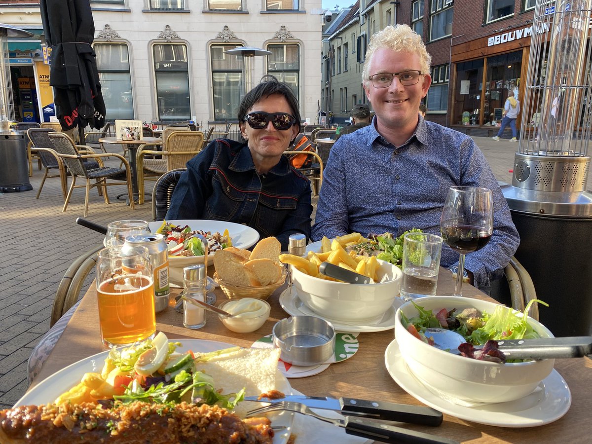 A small <a href="/RuralREBOUND/">Rebound</a> reunion at the #RuralGeo conference in #Groningen #Netherlands. Both Irma and Sara from University of Ljubljana provided very interesting presentations on Slovenian rural geographies.