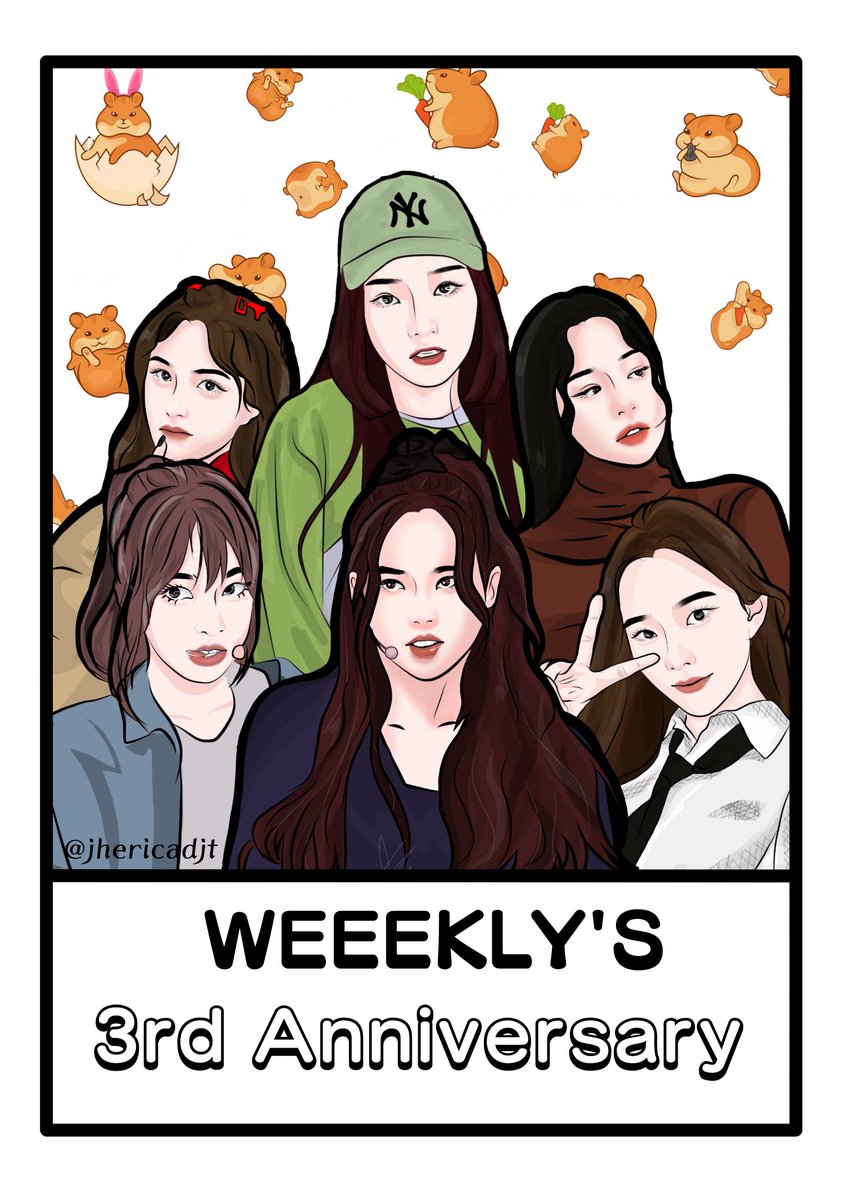 🐹 WEEEKLY FANART 🐹

Happy 3rd anniversary Weeekly 🪐💕

EVERYDAY WEEEKLY DAY~ 🎶🎵

#앞으로도_확신_희망_전진_위클리
#W333kly_Anniversary