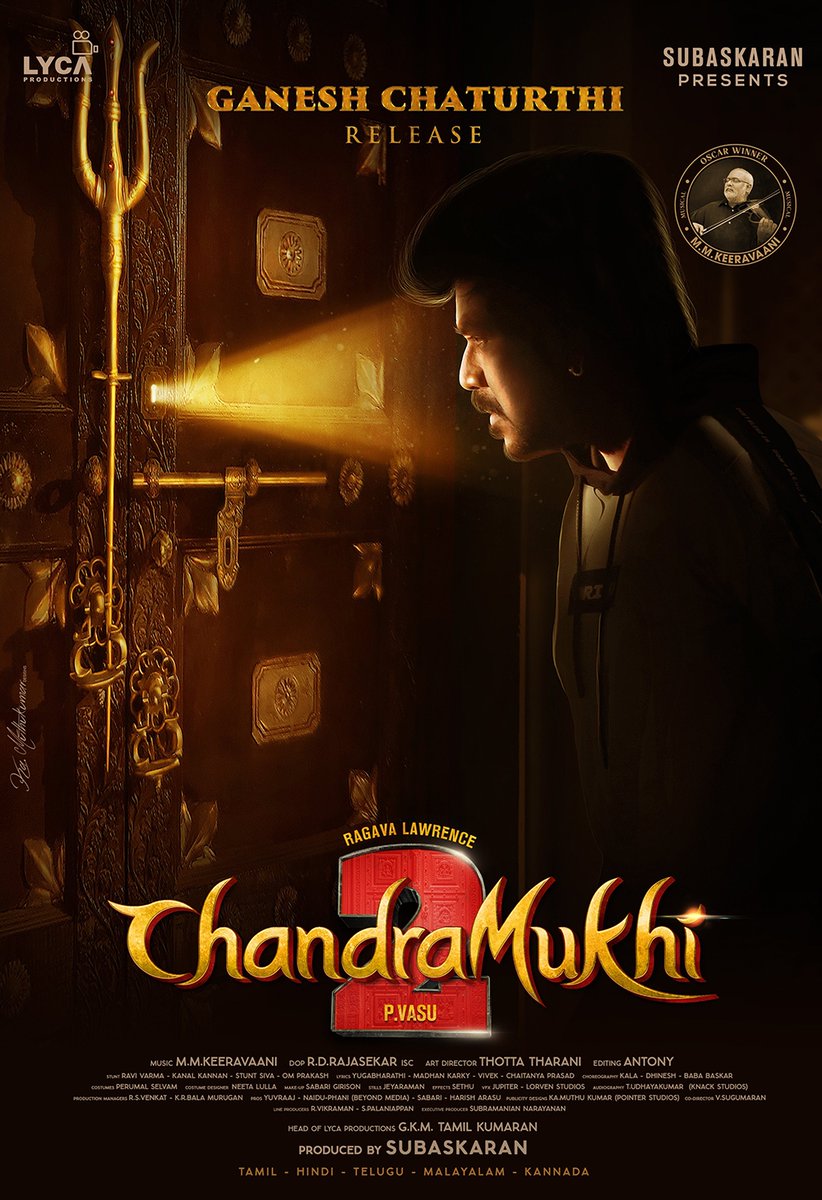 miipproduction's tweet photo. Chandramukhi Is Back !! #Chandramukhi2 will Release This September, Are You Ready For Another Horror Thriller?

#RaghavaLawrence #PVasu #Upcomingmovie https://t.co/qvLuUwwaqv