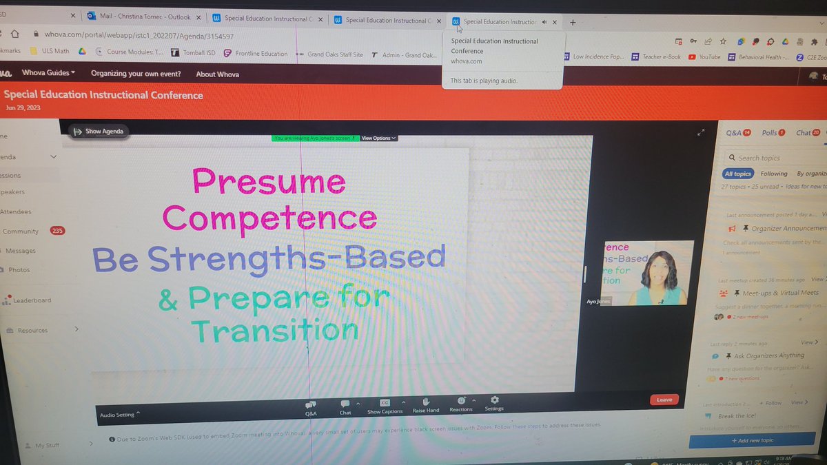 CTomec's tweet image. I am so EXCITED be attending the Region 4 Special Education Instructional Conference today!! I really hope that this becomes an annual event! @Region4ESC #Learningwithoutlimits