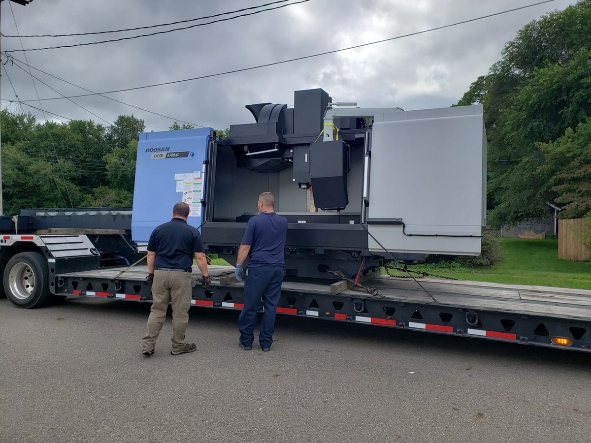 dnsolutionsusa's tweet photo. DNM 6700 XL COMIN' IN HOT.

Congrats to Smith Metal (Augusta, MI) on the recent acquisition. 

#MachineGreatness #DNhouse https://t.co/9sjwA70aBT