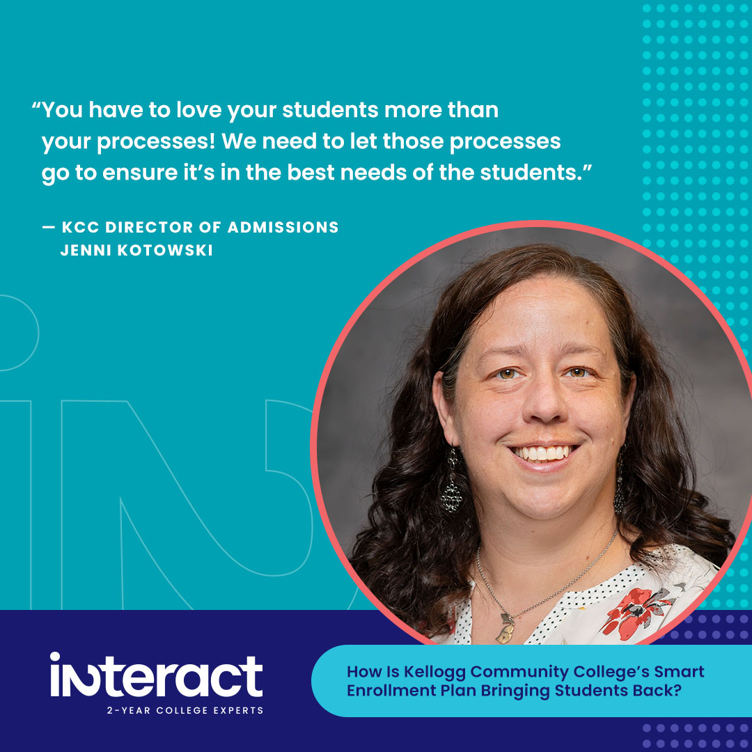 What's the secret to successful strategic enrollment management? According to KCC's Jenni Kotowski, it's putting students first by getting fresh data. 

Learn more: bit.ly/468t3rD

#communitycollege #enrollmentservices #enrollmentmarketing #2yearcollegeexperts