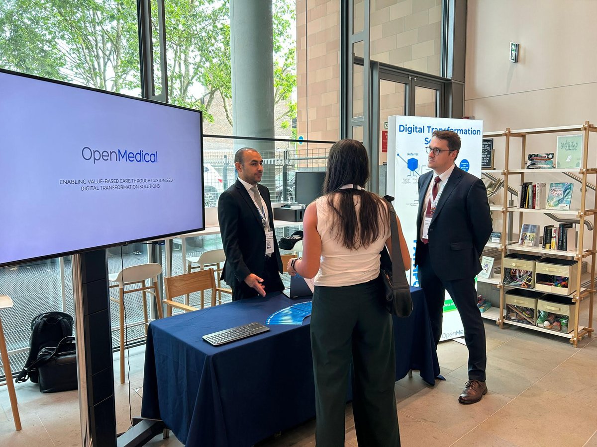 OpenMedicalLtd's tweet photo. On Tuesday our team had the honour of presenting our award-winning digital transformation solutions at the #InnovationsShowcase2023 at the The Francis Crick Institute. 
A special thank you to @sbrihealthcare, @NHSAccelerator &amp; @AACinnovation for having us!

#telederm #dermtwitter https://t.co/FTinIXkA1N