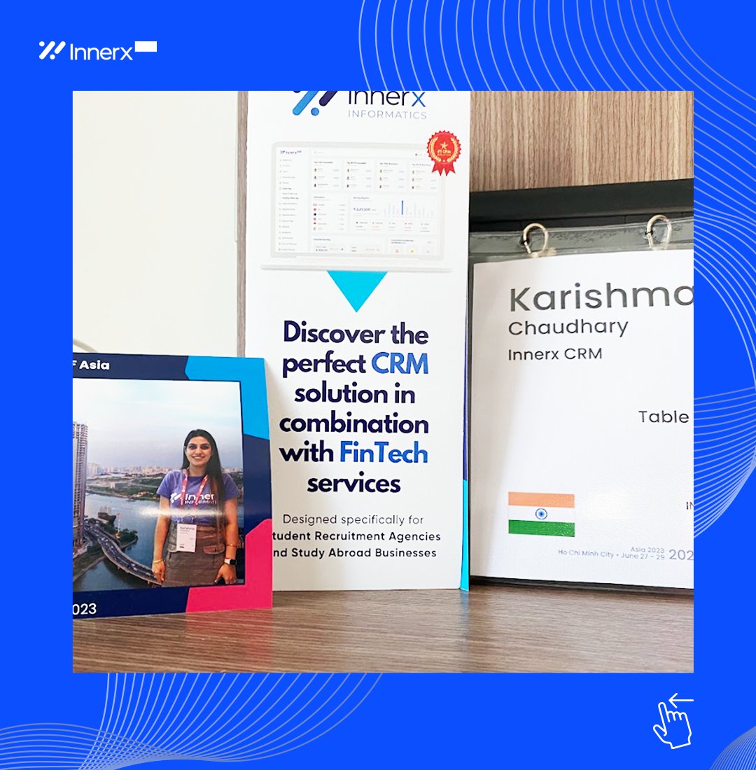 InnerxCRM's tweet image. Innerx CRM X ICEF Asia 2023

Innerx CRM participated in largest outbound student Market event!

#innerxcrm #CRMforSmallBusiness #ClientOnboarding #VisaApplications #ImmigrationSupport  #VisaProcessing #ClientRetention #innerxinvietnam #vietnam #icef #icefasia #asia #marketevent
